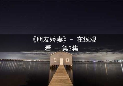 《朋友娇妻》- 在线观看 - 第3集