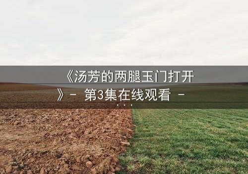 《汤芳的两腿玉门打开》- 第3集在线观看 - 揭开隐藏的真相与情感漩涡