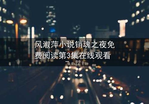 风淑萍小说销魂之夜免费阅读第3集在线观看 - 当欲望与秘密交织,谁能全身而退?