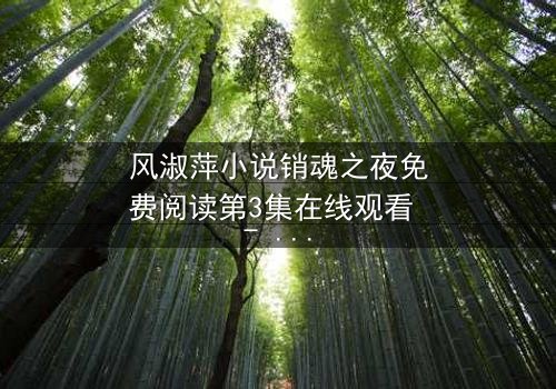 风淑萍小说销魂之夜免费阅读第3集在线观看 - 当欲望与秘密交织,谁能全身而退?