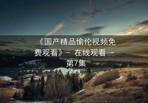 《国产精品偷伦视频免费观看》- 在线观看 - 第7集