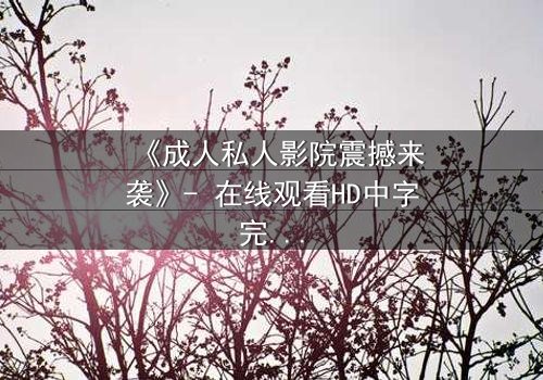 《成人私人影院震撼来袭》- 在线观看HD中字完整无删 - 当欲望与道德激烈碰撞