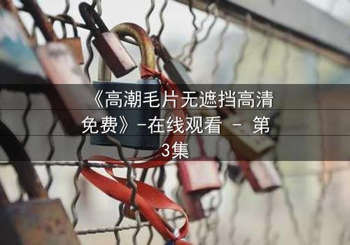 《高潮毛片无遮挡高清免费》-在线观看 - 第3集