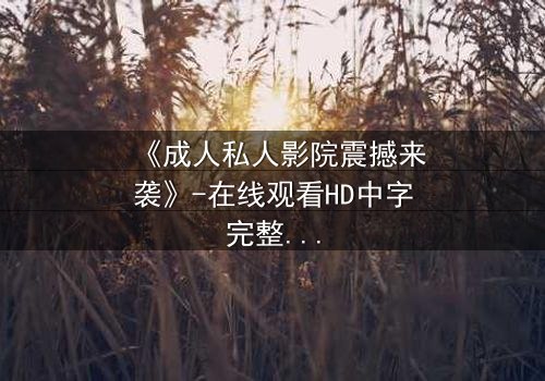 《成人私人影院震撼来袭》-在线观看HD中字完整无删 - 当欲望与秘密在黑暗中碰撞