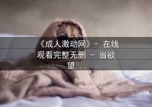 《成人激动网》- 在线观看完整无删 - 当欲望与道德在黑暗中碰撞