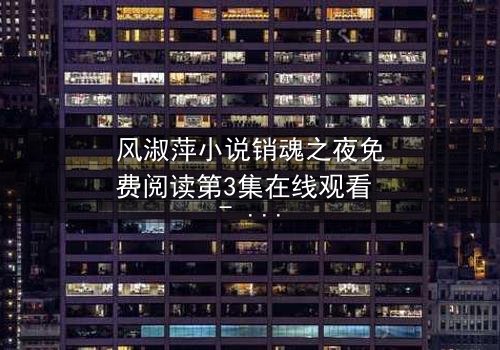 风淑萍小说销魂之夜免费阅读第3集在线观看 - 当欲望与秘密交织,谁能全身而退?